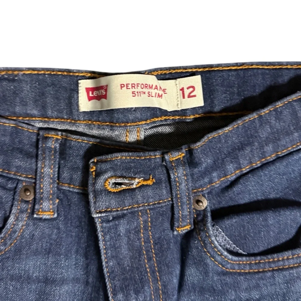 Levi’s 511 Slim Boys Jeans 12R | Like New | Y2K Skater‎ Streetwear Dark Wash